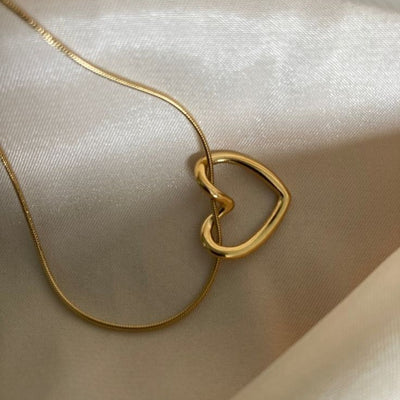 Hollow Heart Necklace