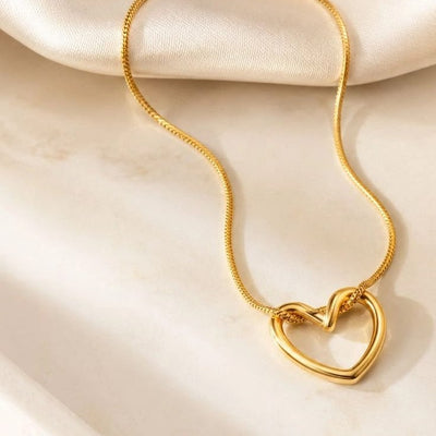 Hollow Heart Necklace