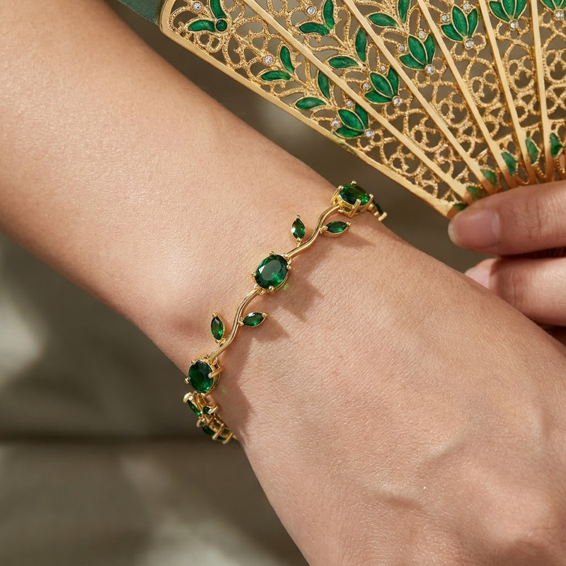Tulip Bracelet, Green
