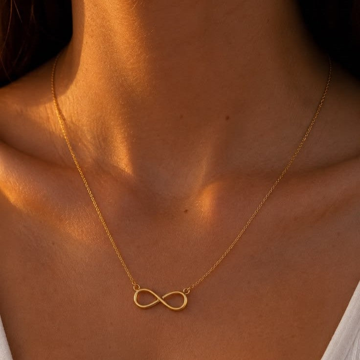Infinity Set, Necklace and Bracelet