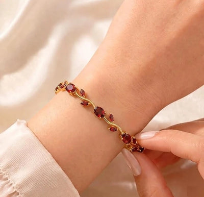 Tulip Bracelet, Red