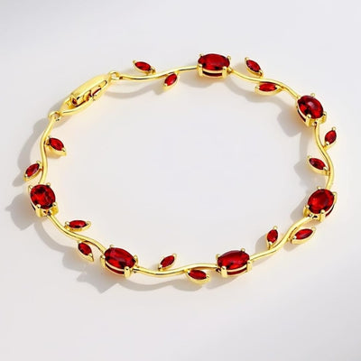 Tulip Bracelet, Red