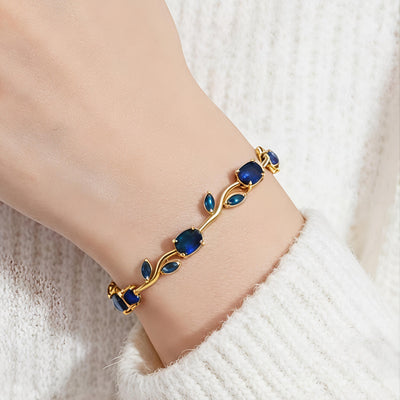 Tulip Bracelet, Blue