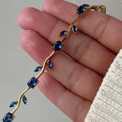 Tulip Bracelet, Blue